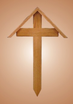 Grabkreuz aus Holz Art. 3059
